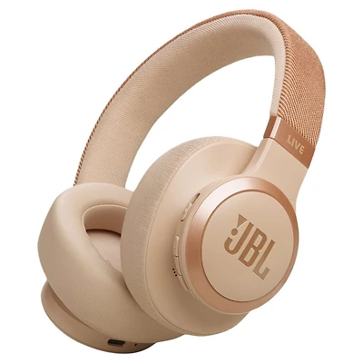 JBL LIVE 770NC Wireless Headphones - Sand - JBLLIVE770NCSATAM
