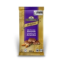 Waterbridge Chocolate Bar - Milk Chocolate with Almonds - 300g