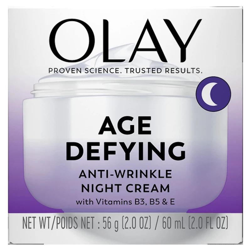 Olay Age Defying Anti-Wrinkle Replenishing Night Cream - 60ml
