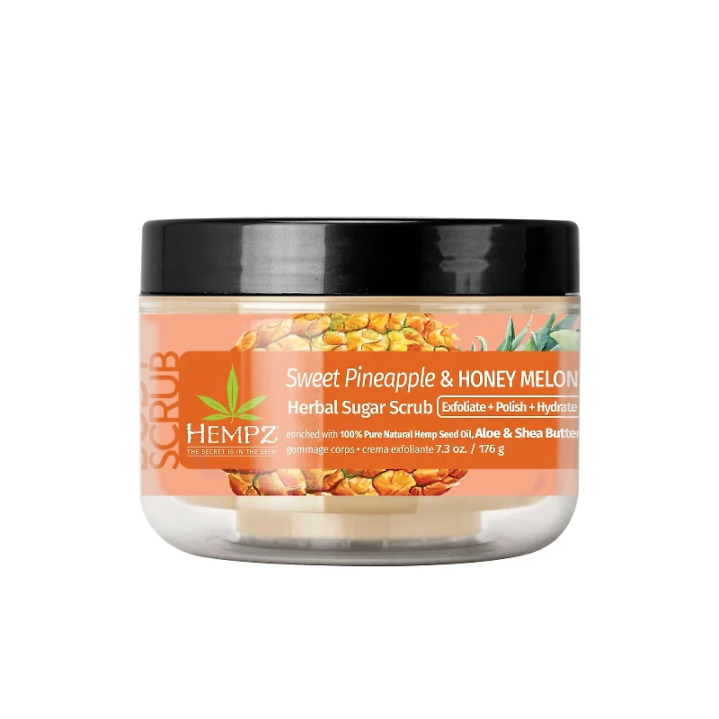 HEMPZ SUGAR SCRUB HONEY/MELN 176G
