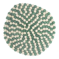 E/HOME RND FELT BALL TRIVET in