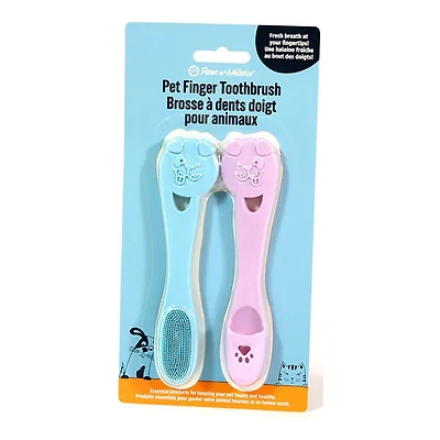P/A FINGER TOOTHBRUSH 2PK