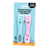 P/A FINGER TOOTHBRUSH 2PK