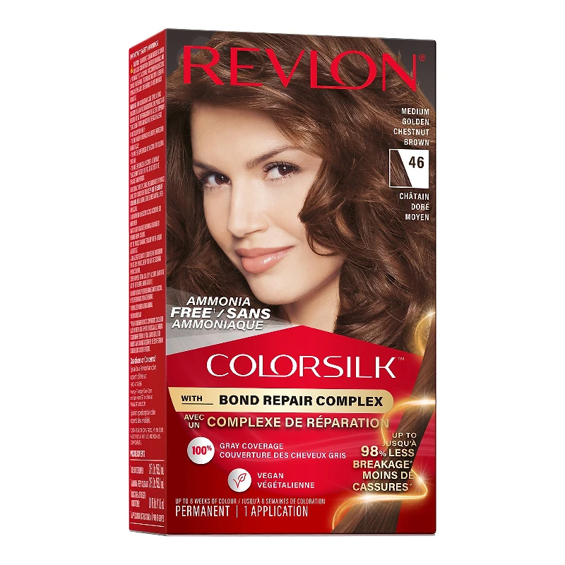 REVLON COLORSILK BOND REPAIR CHESTBUT BR in Gold