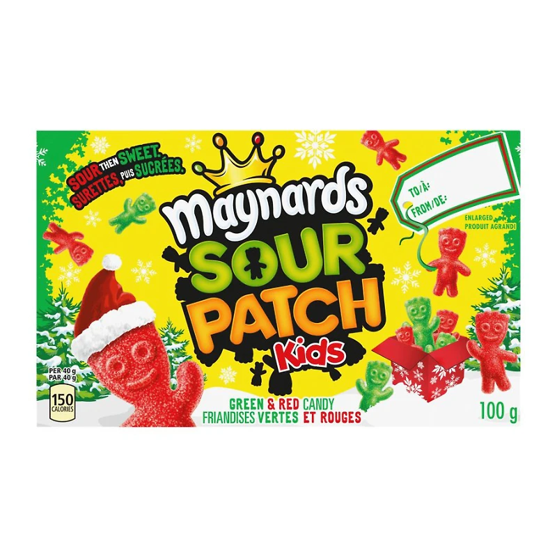 Maynards Sour Patch Kids Green and Red Candy - 100g