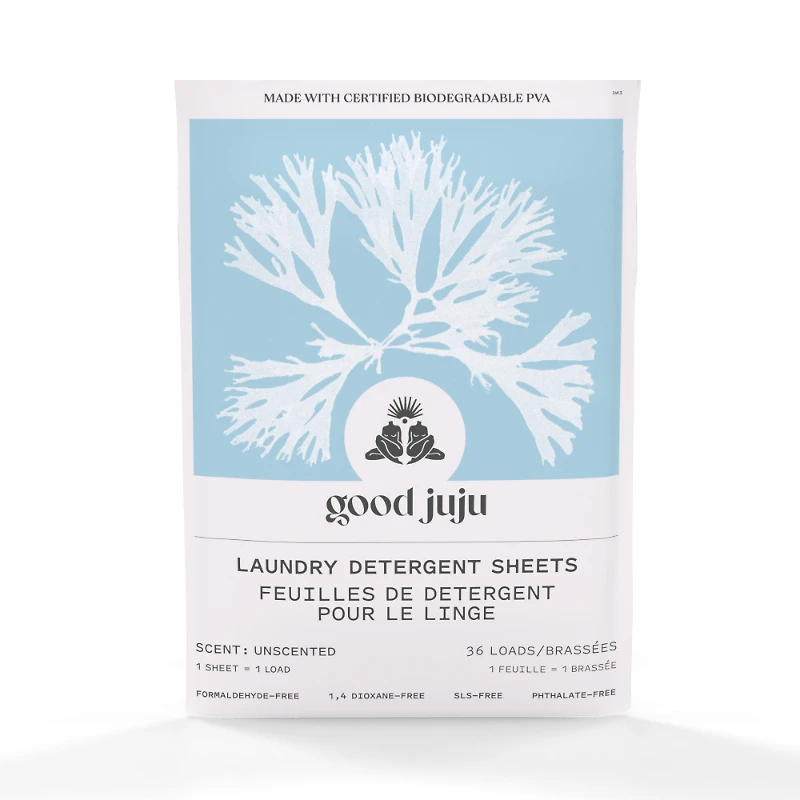 Good Juju Laundry Detergent Sheets - Unscented - 36 Sheets