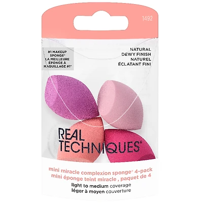Real Techniques Miracle Mini Complexion Sponges - 4s