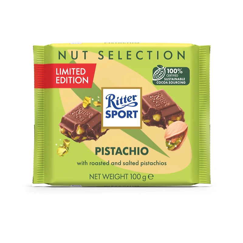 RITTER SPORT PISTACHIO 100G