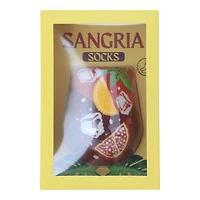 COCKTAIL SOCKS SANGRIA in Red