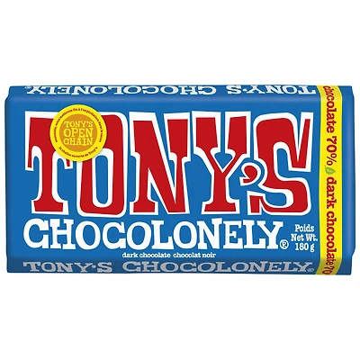 TONYS DARK CHOCOLATE 180G