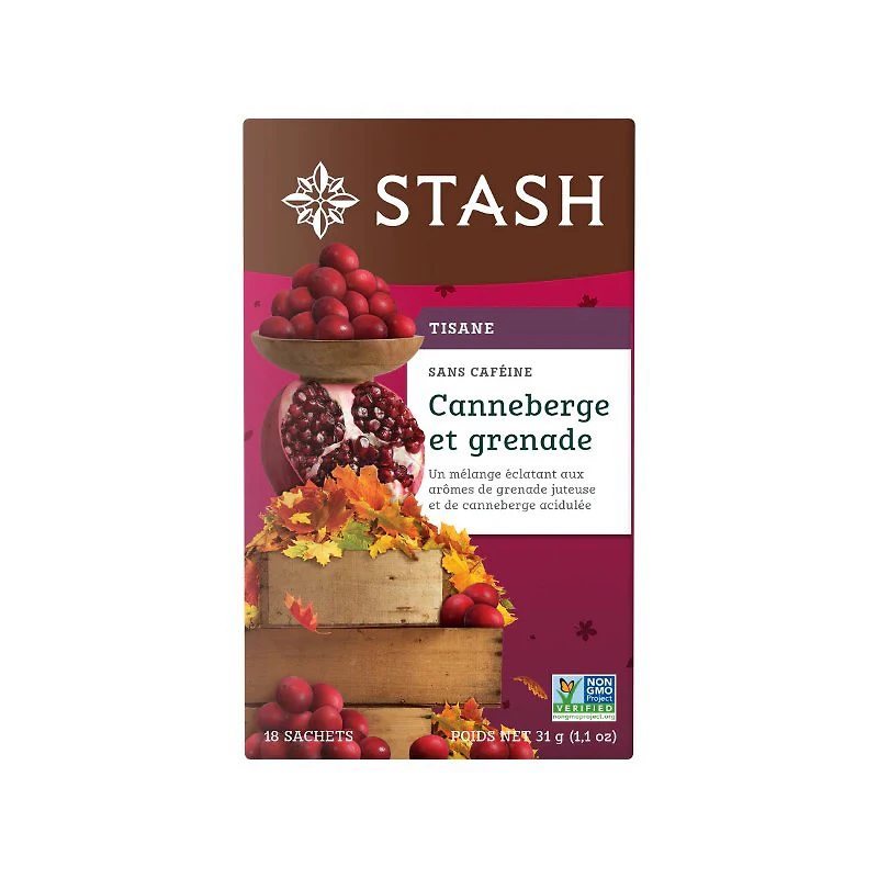 Stash Caffeine-Free Herbal Tea - Cranberry Pomegranate - 18s