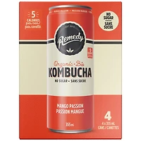 REMEDY KOMBUCHA PASS 4X355ML in Mango