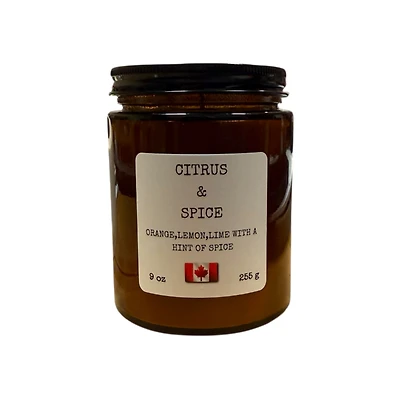 C&C SOY CANDLE CITRUS/SPICE 9OZ