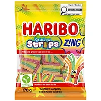 Haribo Rainbow Strips Sour Fruit Gummies - 170g