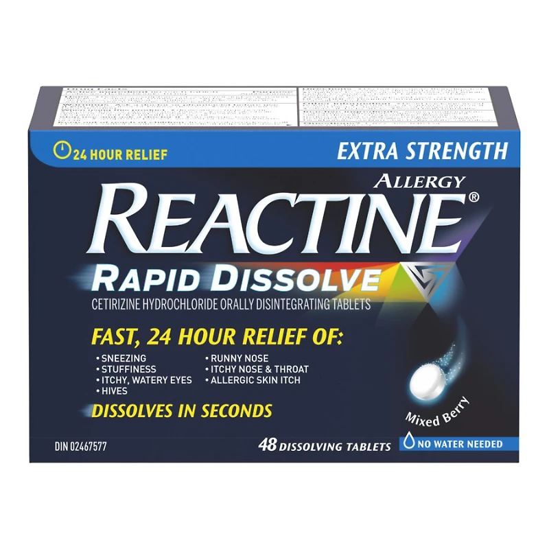 Reactine Allergy Rapid Dissolving Tablets - 48's