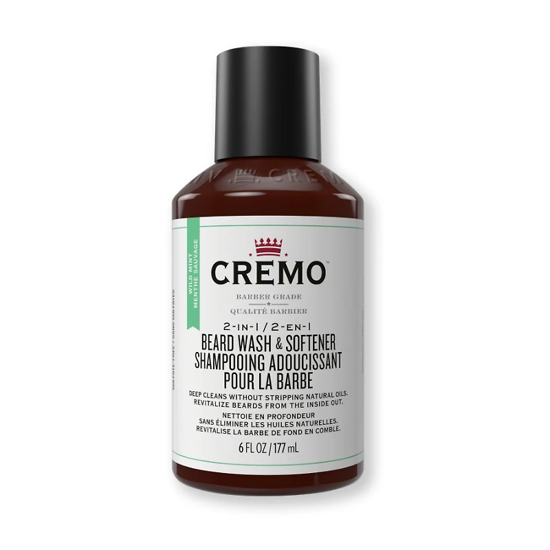 Cremo Astonishingly Superior 2-In-1 Beard Wash & Softener - 177ml