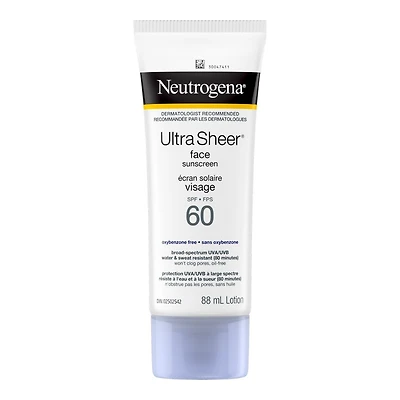 Neutrogena Ultra Sheer Dry Touch Face Sunscreen Lotion - SPF 60 - 88ml