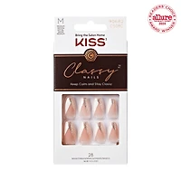 KISS Classy False Nails Kit - Medium - Coffin - The Boss - 28's