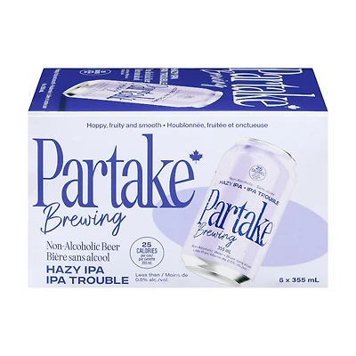 PARTAKE BEER HAZY IPA 6X355ML