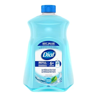 Dial Antibacterial Hydrating Soap- Spring Water - 1.53L