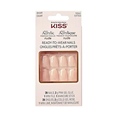 KISS SALON ACRYL FRENCH KIT CHIC BEATS in Beige