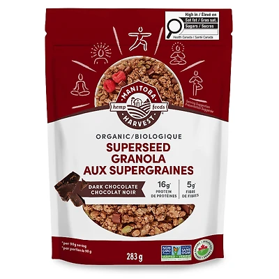 Manitoba Harvest Hemp Yeah Organic Granola - Dark Chocolate - 283g