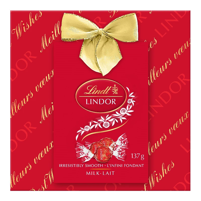 Lindor Xmas Gift Box - Milk Chocolate - 137g