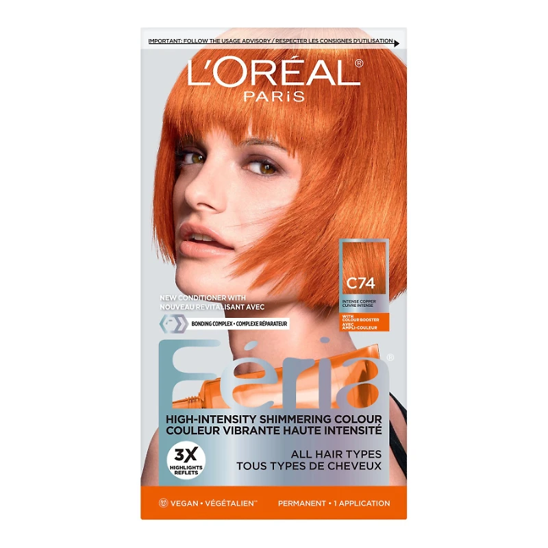 L'OREAL FERIA INTENSE COPPER in Brown