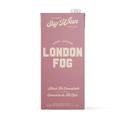 SAY WHEN CHAI ORG LONDON FOG 946ML