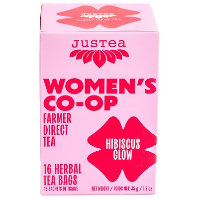JUSTEA HIBISCUS GLOW TEA 35G