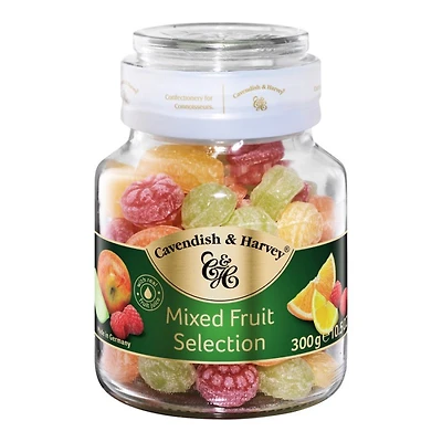 Cavendish and Harvey Mixed Fruits Candy Jar - 300g