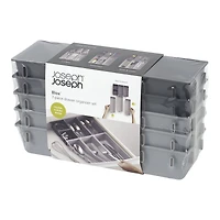 Joseph Joseph Blox Drawer Organizer Set - Grey - 7 piece