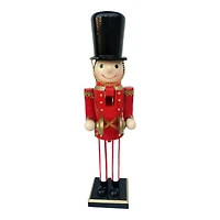NUTCRACKER WOODEN 15IN in Red