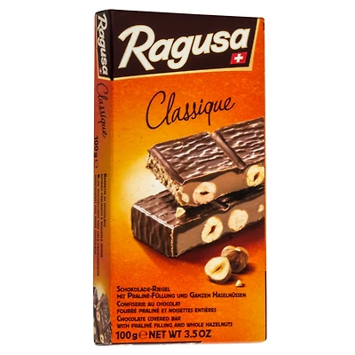 Ragusa - Milk Chocolate Truffle and Whole Hazelnuts - 100g