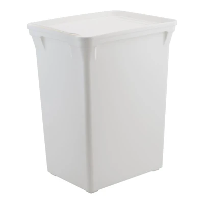 K/D WASTE CAN in White