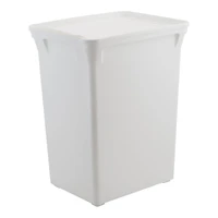 K/D WASTE CAN in White