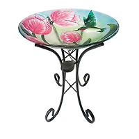 Collection by London Drugs Solar Birdbath - Hummingbird