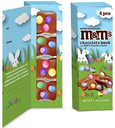 M&M CHOCOLATE BARK 44G