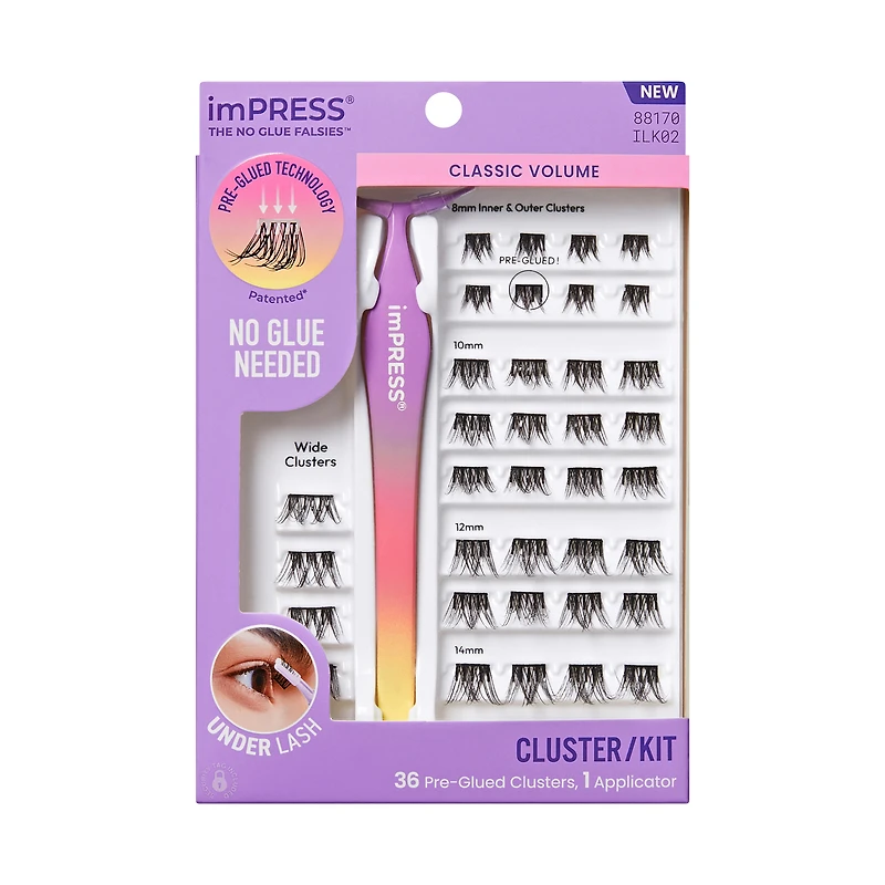 ImPRESS Press-on Falsies Voluminous Eyelash Extensions Kit - 20's