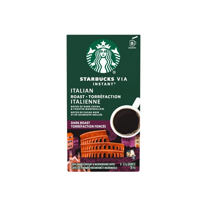 Starbucks VIA Instant Coffee - Italian Roast - 8s