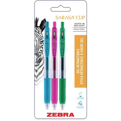 SARASA CLIP GEL 3PK ASST (B)