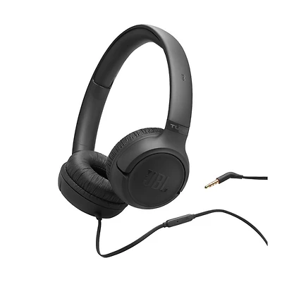 JBL TUNE 530 WIRED JBLT530BLKA in Black
