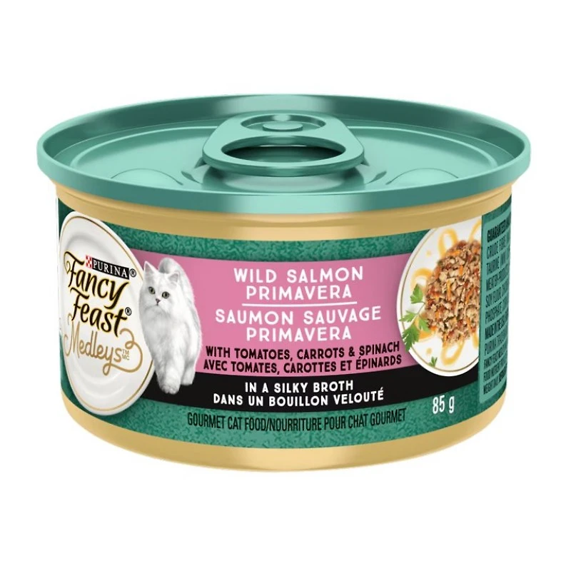Fancy Feast Medley for Cats - Wild Salmon Primavera - 85g