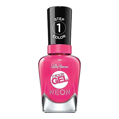 Sally Hansen Miracle Gel Neon Step 1 Color Nail Polish - Fuschia Fever