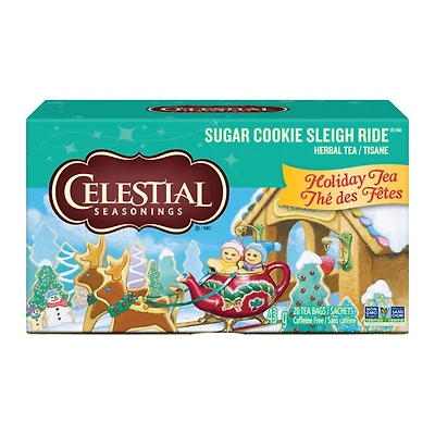 Celestial Seasonings Holiday Tea - Sugar Cookie Sleigh Ride - 20's