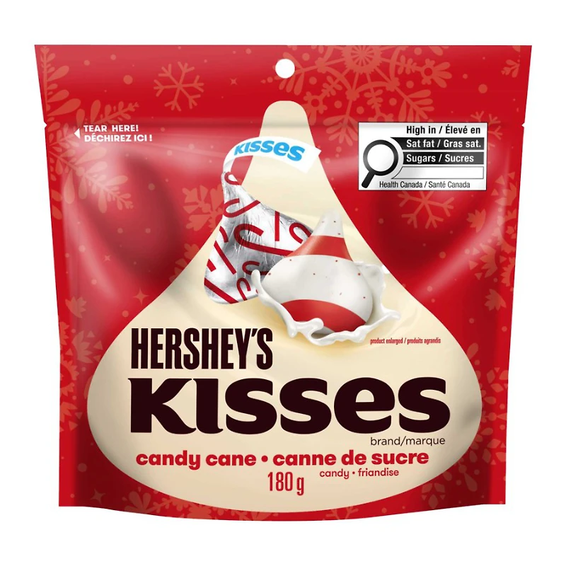 Hershey Kisses - Candy Cane - 180g