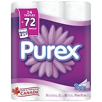 PUREX B/TISSUE TRIPLE ROLLS