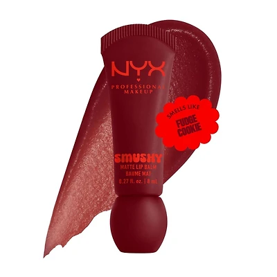 NYX SMUSHY MATTE LIP BALM SWIPE SMOOT in Red