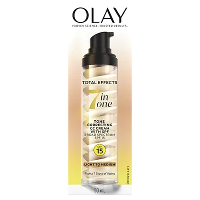 Olay CC Cream Total Effects 7-in-1 Tone Correcting Moisturizer with SPF 15 - Light to Medium - 50ml