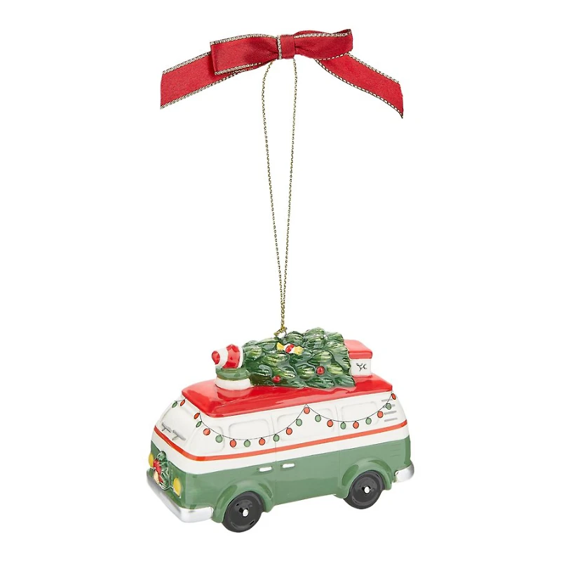 SPODE CAMPER BUS ORNAMENT